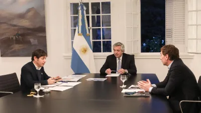 Fernández, Kicillof y Santilli definen cómo sigue la cuarentena en el AMBA