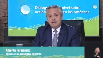 Alberto Fernández Cumbre de Cambio Climático