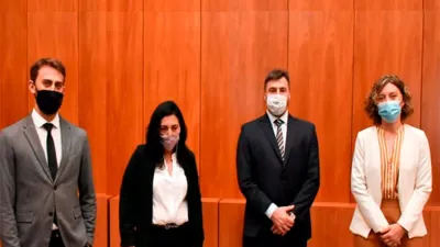 Gonzalo Badano, Patricia Yedro, Juan Francisco Ramírez Montrull y Cecilia Goyeneche.