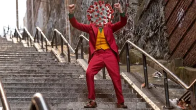 El humor es un mecanismo para enfrentarnos a la angustia y a la incertidumbre. ¿Nos sigue haciendo gracia este bicho? Imagen de El Joker (editada, como es obvio).