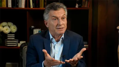 El ex presidente Mauricio Macri.