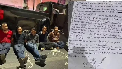El Cártel del Golfo pidió perdón a través de una carta a las familias de un grupo de estadounidenses secuestrados por miembros de su banda. Y entregó a cinco de los suyos.
