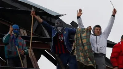 El viernes hubo un motín en la cárcel de Devoto para pedir la excarcelación de los presos. (Foto: Reuters / Agustín Marcarian)).