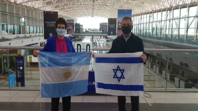 Sergio Urribarri embajador viajando a Israel