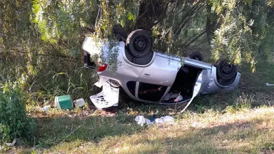 vuelco ruta 12 Colonia Avellaneda