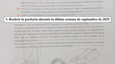 acta paritaria ATE