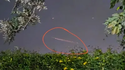 bólido en el cielo