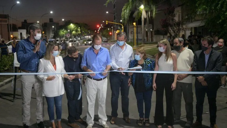 Bordet y Bahl inauguraron el ensanche de Boulevard Racedo en Paraná