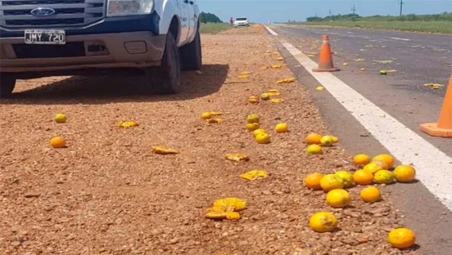 Accidente autovía 14.