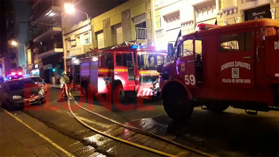 Principio de incendio. Principio de incendio.