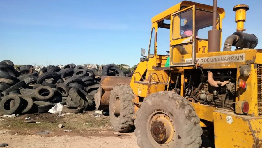 neumáticos en desuso