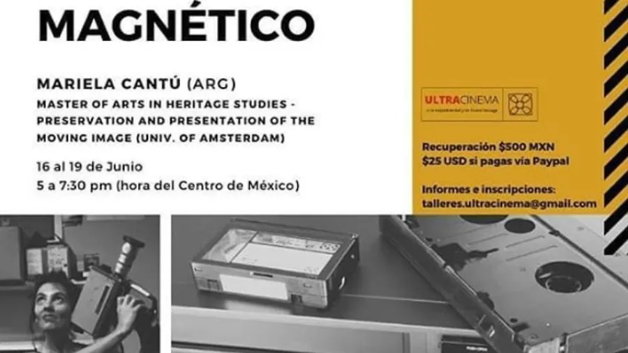 Taller internacional en línea sobre preservación de video magnético Taller internacional en línea sobre preservación de video magnético