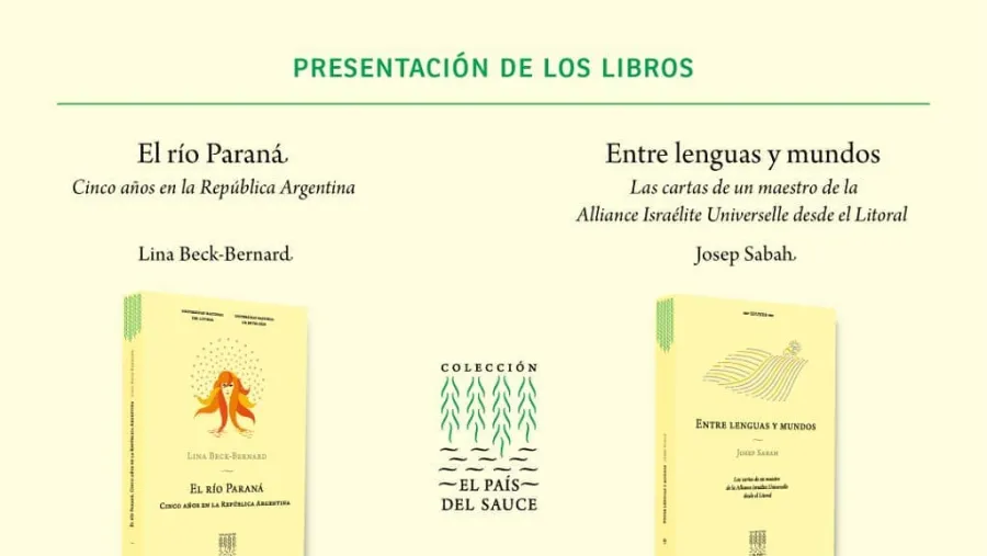 Presentarán dos títulos de la colección "El país del sauce" 