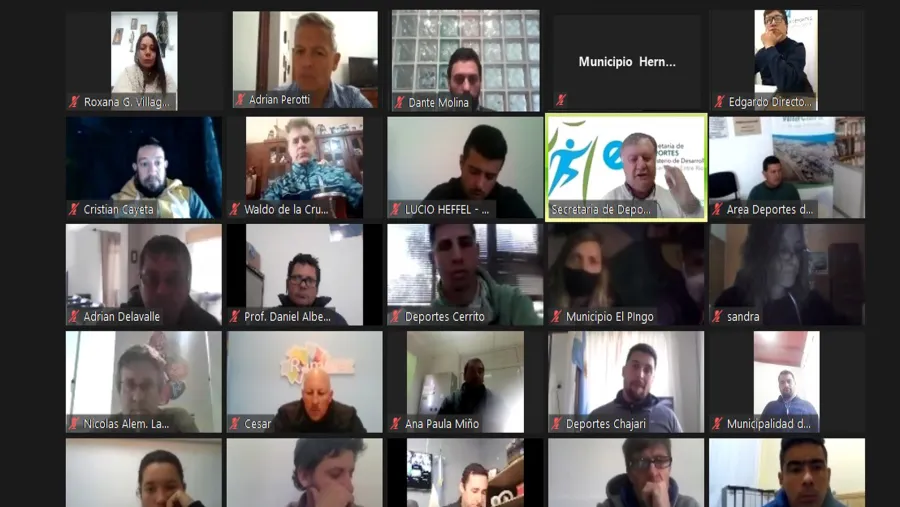 El secretario de Deportes se reunió con las áreas de deportes municipales