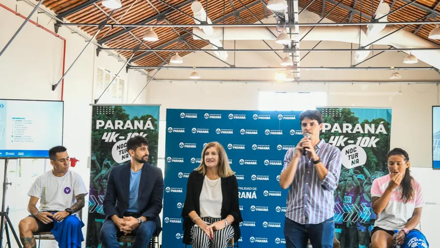 Presentaron la tercera Carrera Nocturna Ciudad de Paraná