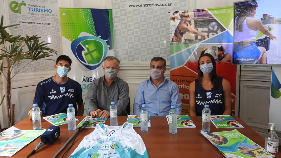 Presentaron la “Fiesta del Beach Volley” de Cerrito, que recibirá al Circuito Argentino