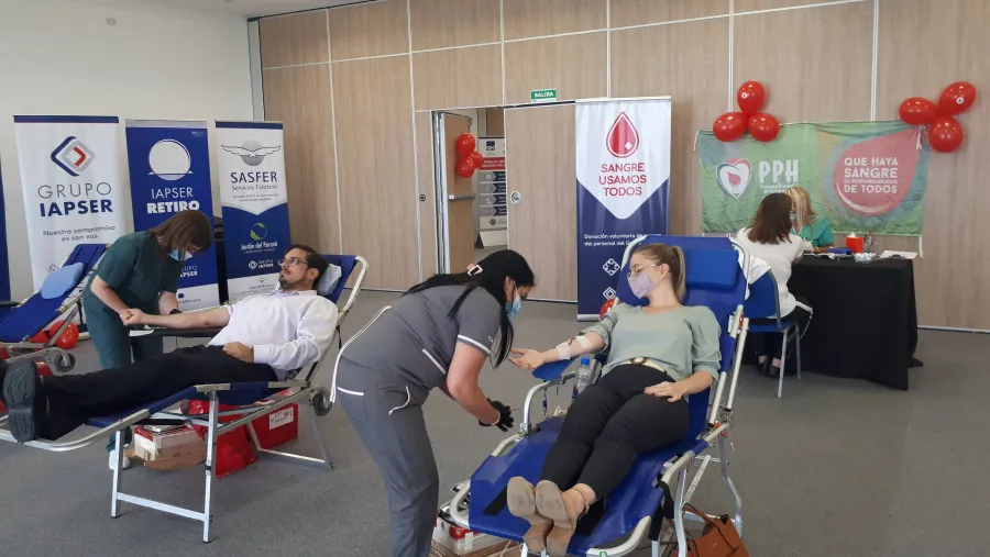 IAPSER Seguros y su grupo de empresas hicieron jornada de donación de sangre voluntaria