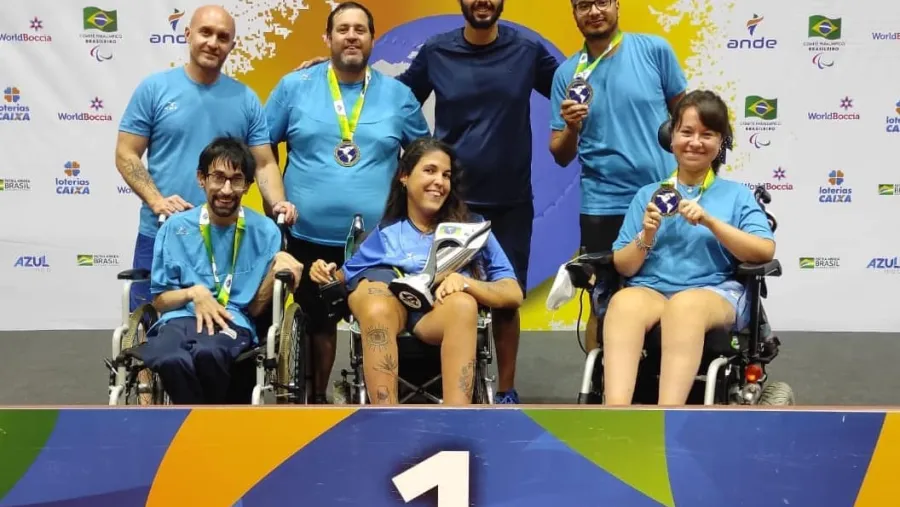 Boccia: la entrerriana Stefanía Ferrando logró dos medallas doradas en San Pablo