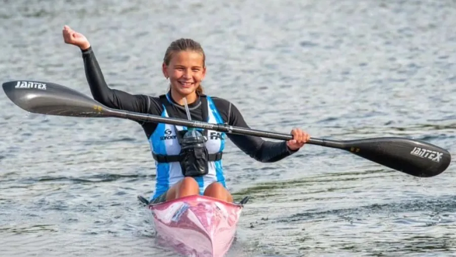Canotaje: la paranaense Lara Abud finalizó cuarta en el K1 Junior del Mundial de Maratón