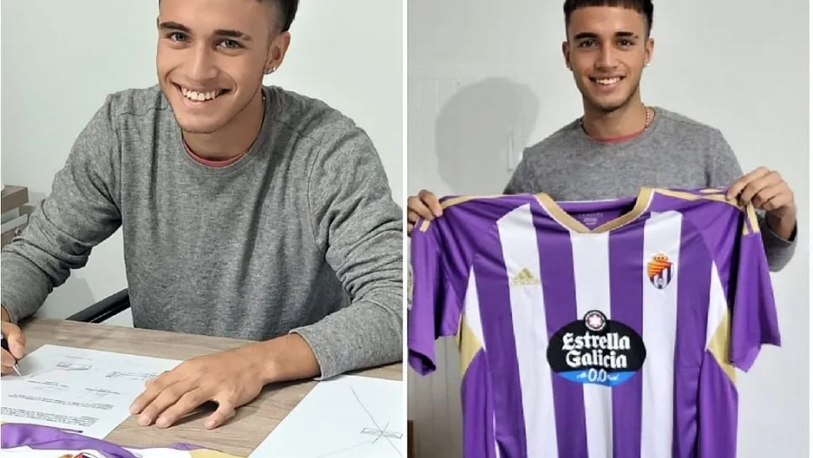 El paranaense Franco Rodríguez firmó contrato con Real Valladolid de España