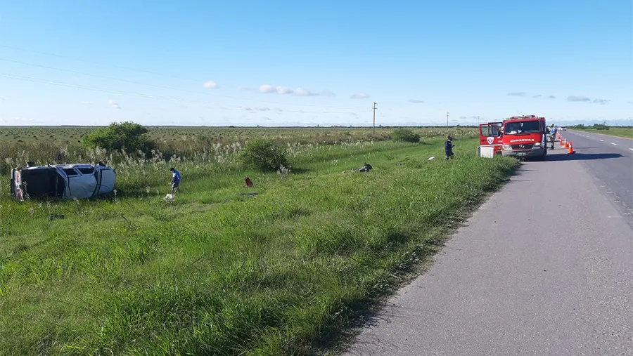 El siniestro vial se registró en inmediaciones del kilómetro 18 de la RN 14.