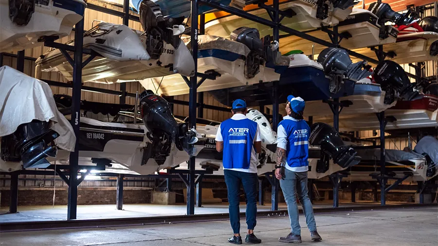 ATER constató que el 52 por ciento de 70 embarcaciones deportivas fiscalizadas en una guardería náutica de Gualeguaychú no estaban inscriptas.