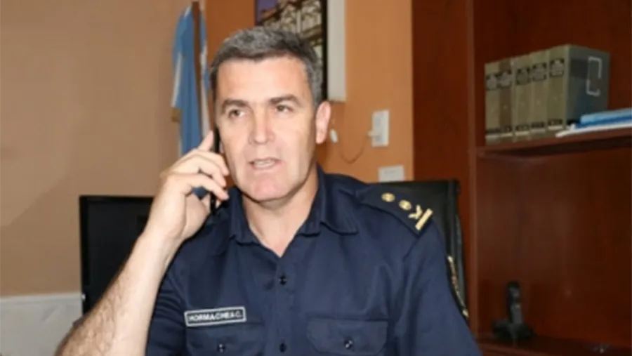Imagen de archivo del jefe de la Departamental Gualeguaychú, comisario mayor Cristián Alejandro Hormachea. Imagen de archivo del jefe de la Departamental Gualeguaychú, comisario mayor Cristián Alejandro Hormachea.