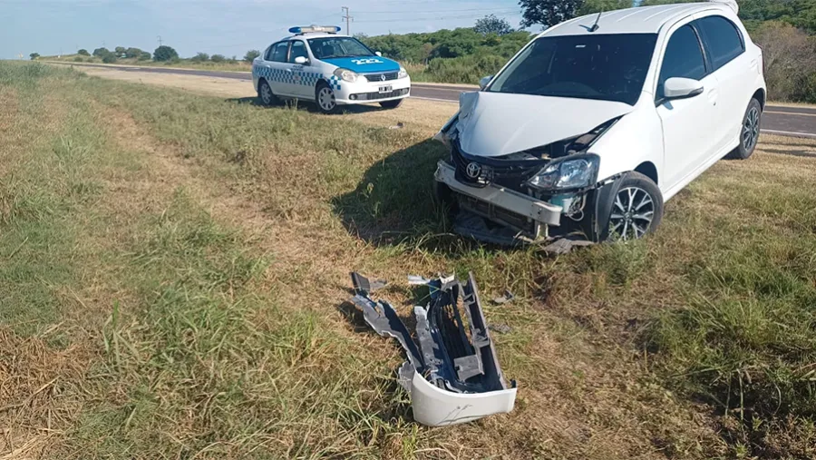 La colisión se produjo en inmediaciones del kilómetro 14 de la RN 131.