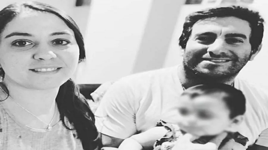 Ayelen Acosta y su esposo