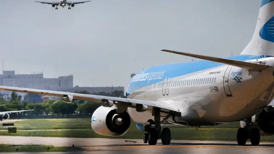 Aerolíneas Argentinas.