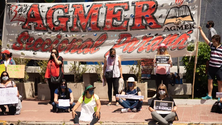 AGMER protesta Jornada Nacional