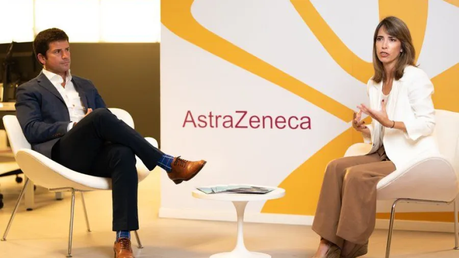 Agustín Lamas, presidente de AstraZeneca Cono Sur y Agustina Elizalde, directora médica de AstraZeneca Cono Sur Agustín Lamas, presidente de AstraZeneca Cono Sur y Agustina Elizalde, directora médica de AstraZeneca Cono Sur