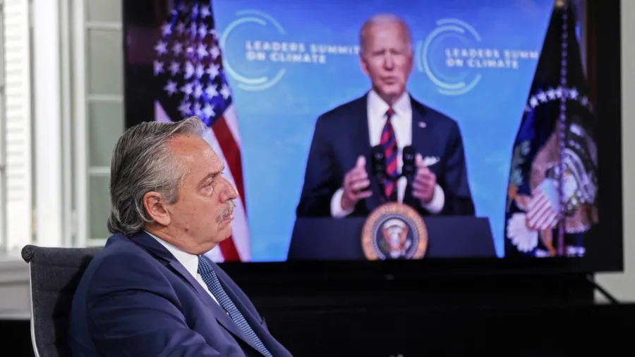 Biden agradeció a Alberto Fernández su participación en la agenda de cambio climático