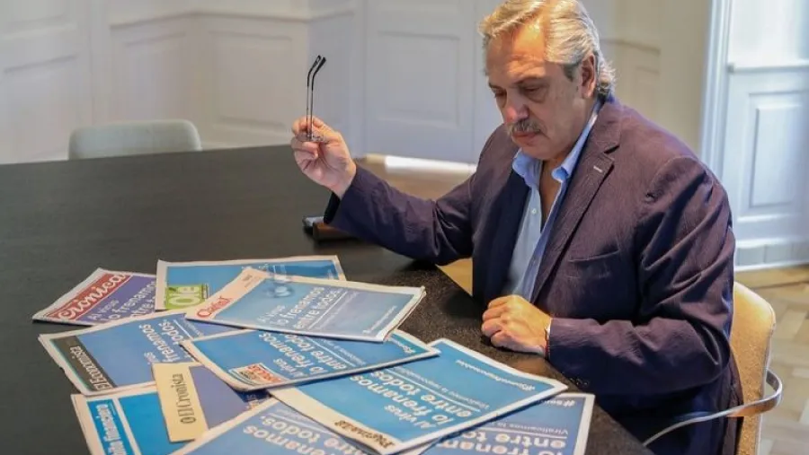 Alberto Fernández tras el anuncio: “Nos aislamos por un tiempo para salvar a cada uno”