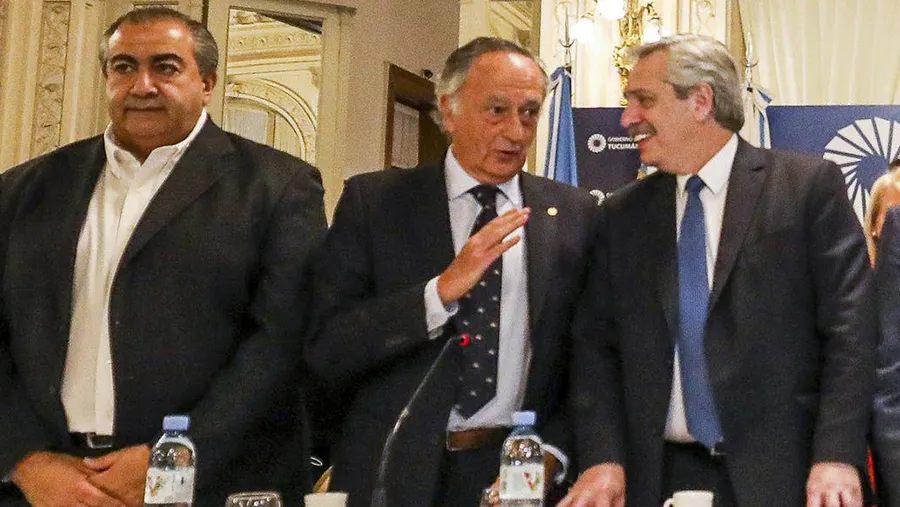 Daer, Acevedo y Fernández, cuando se reunieron en Tucumán.