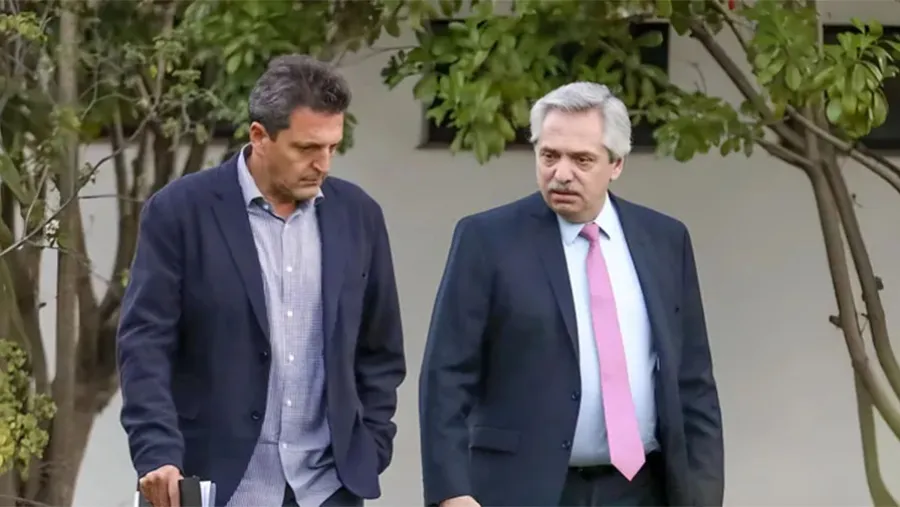 Sergio Massa y Alberto Fernández. Sergio Massa y Alberto Fernández.