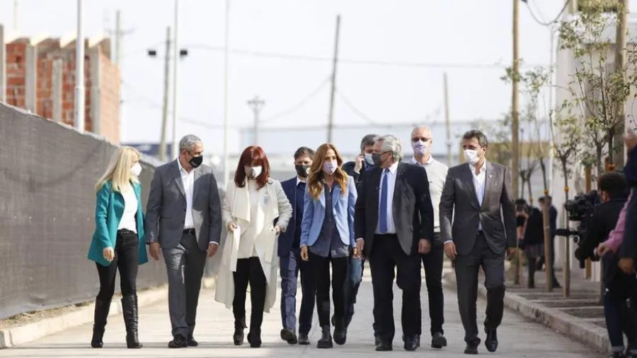 Cristina Kirchner, Sergio Massa y Alberto Fernández