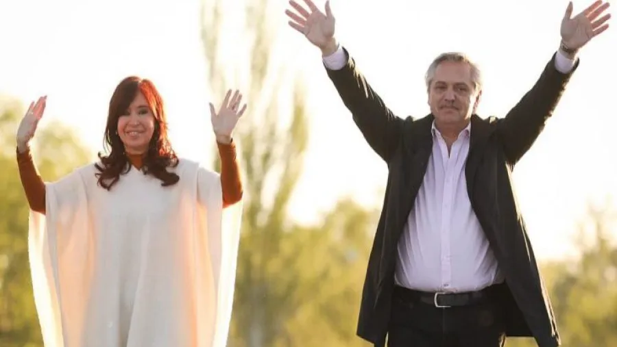 Alberto Fernández y Cristina Kirchner se mostraron juntos en el Día de la Lealtad
