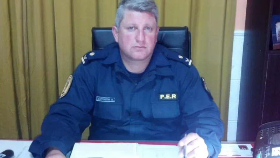 Jefe de la Departamental de Policía de Paraná, Marcos Antoniow
