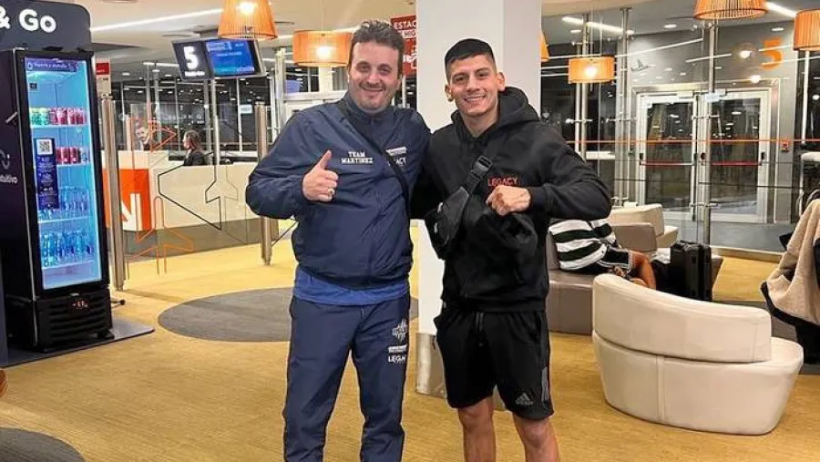 Boxeo: el entrerriano Brian Arregui llegó a Estados Unidos para su próxima pelea