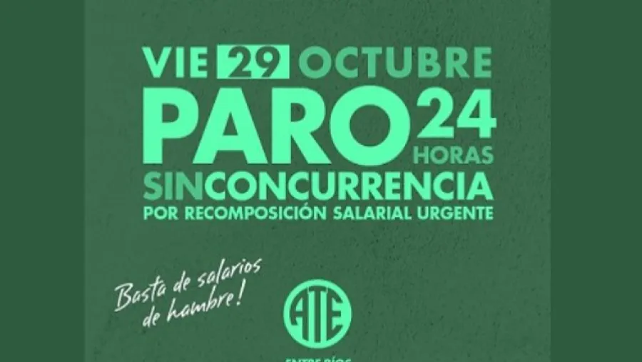 Estatales de ATE van al paro este viernes