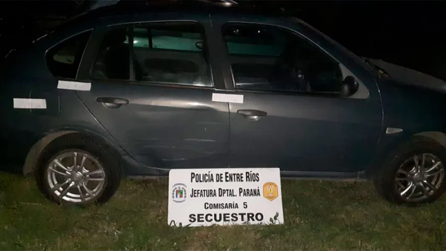 auto secuestrado en Paraná auto secuestrado en Paraná