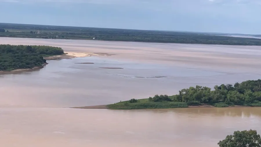 bajante río Paraná bajante