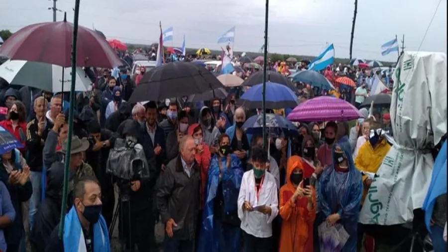 movilización de productores Casa Nueva