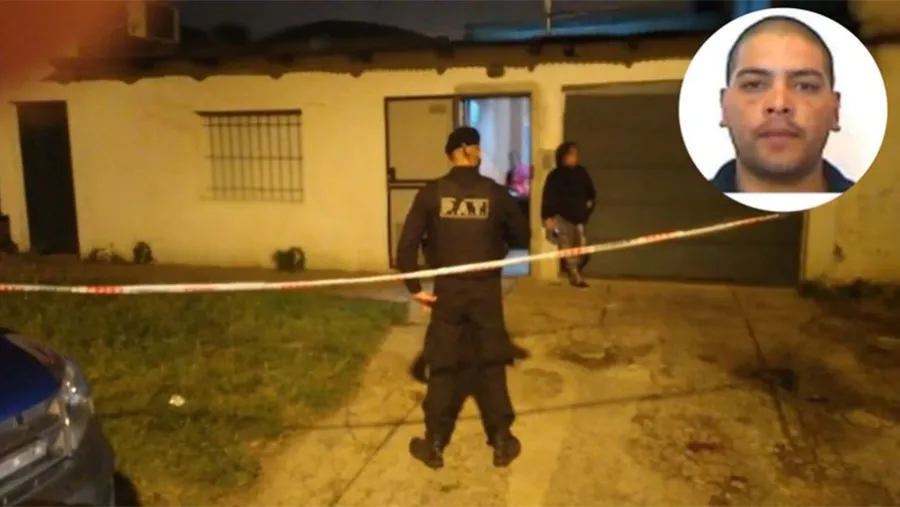La escena del crimen del Chivo Saravia. La escena del crimen del Chivo Saravia.