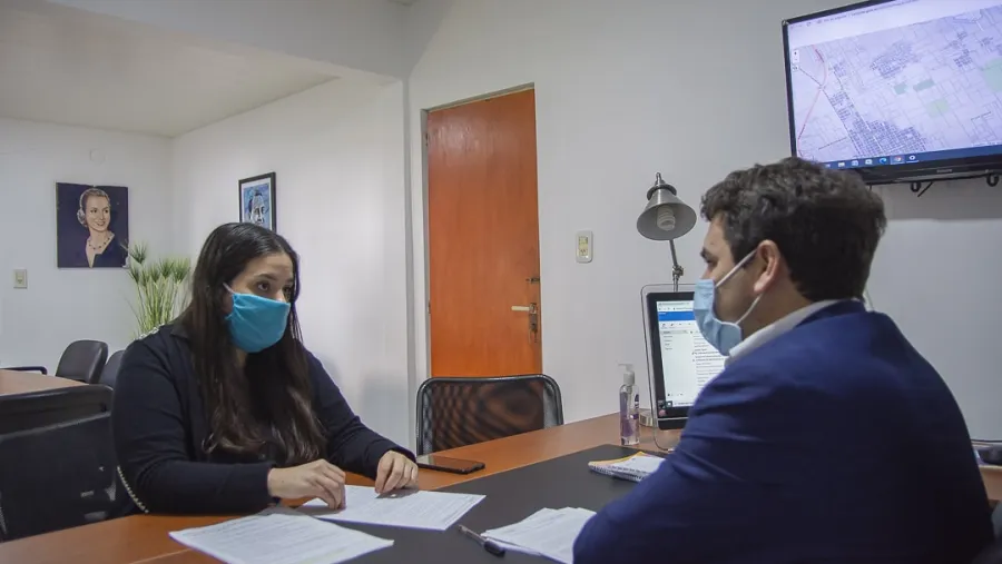 Gustavo Bastian con Eliana Zanini