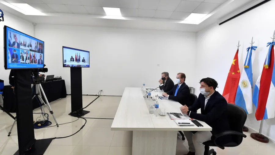 Bordet participó de la primera misión comercial virtual de la Región Centro con China