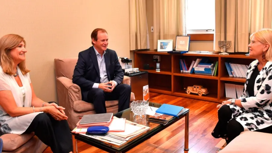 Bordet y Romero con Losardo