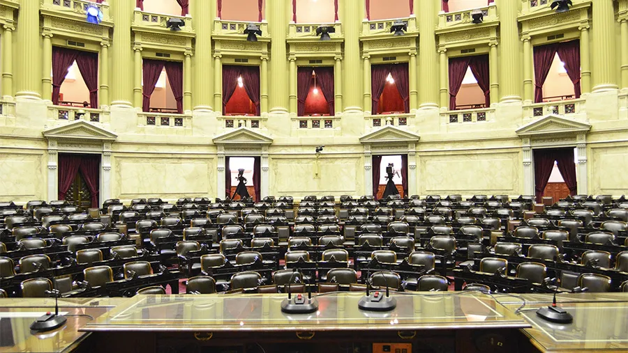 Imagen de archivo de la Cámara de Diputados de la Nación. Imagen de archivo de la Cámara de Diputados de la Nación.
