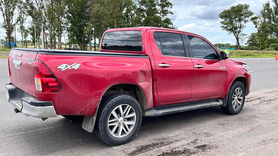 La camioneta como el dinero transportado quedaron secuestrados por orden de la Justicia Federal.